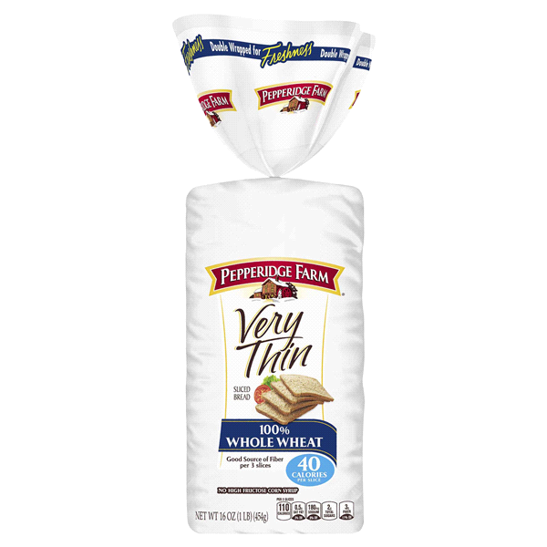 BREAD VERY THIN SLICED WHOLE WHEAT WIC APPROVED