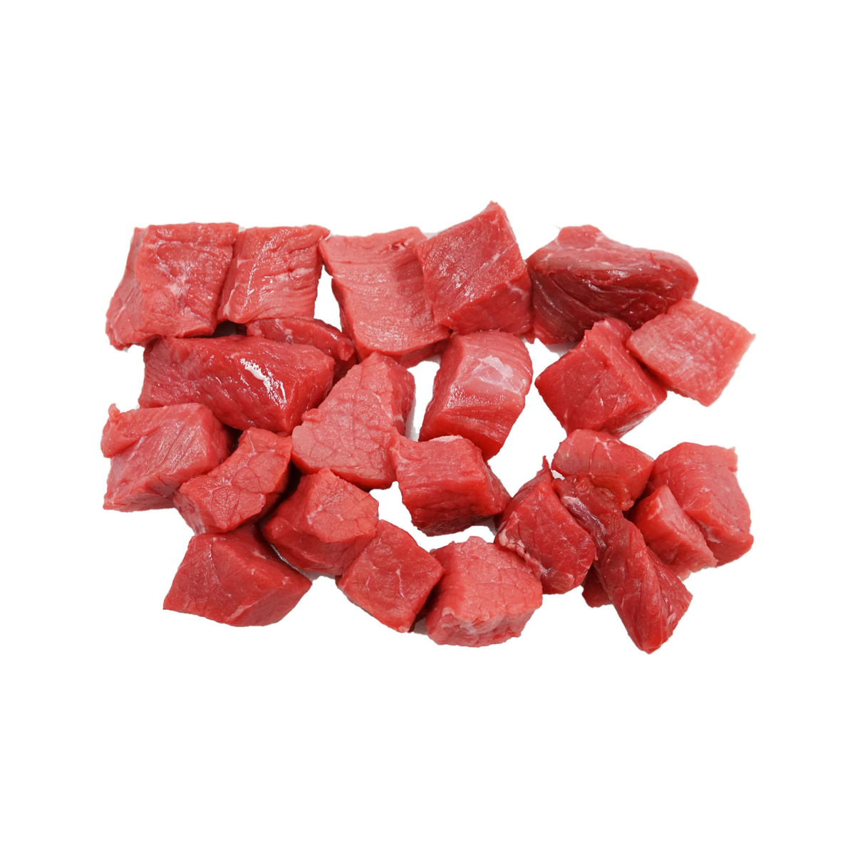 BEEF BOTTOM ROUND CUBES