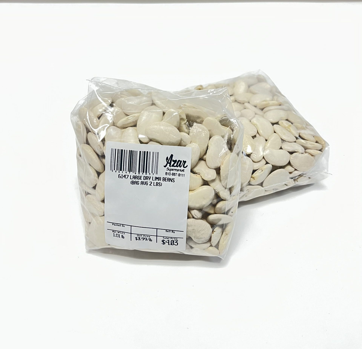 BEANS LIMA DRY LARGE 6147