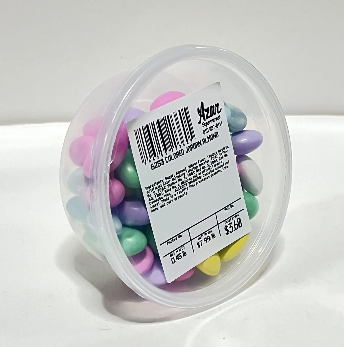 JORDAN ALMOND COLORED 6253