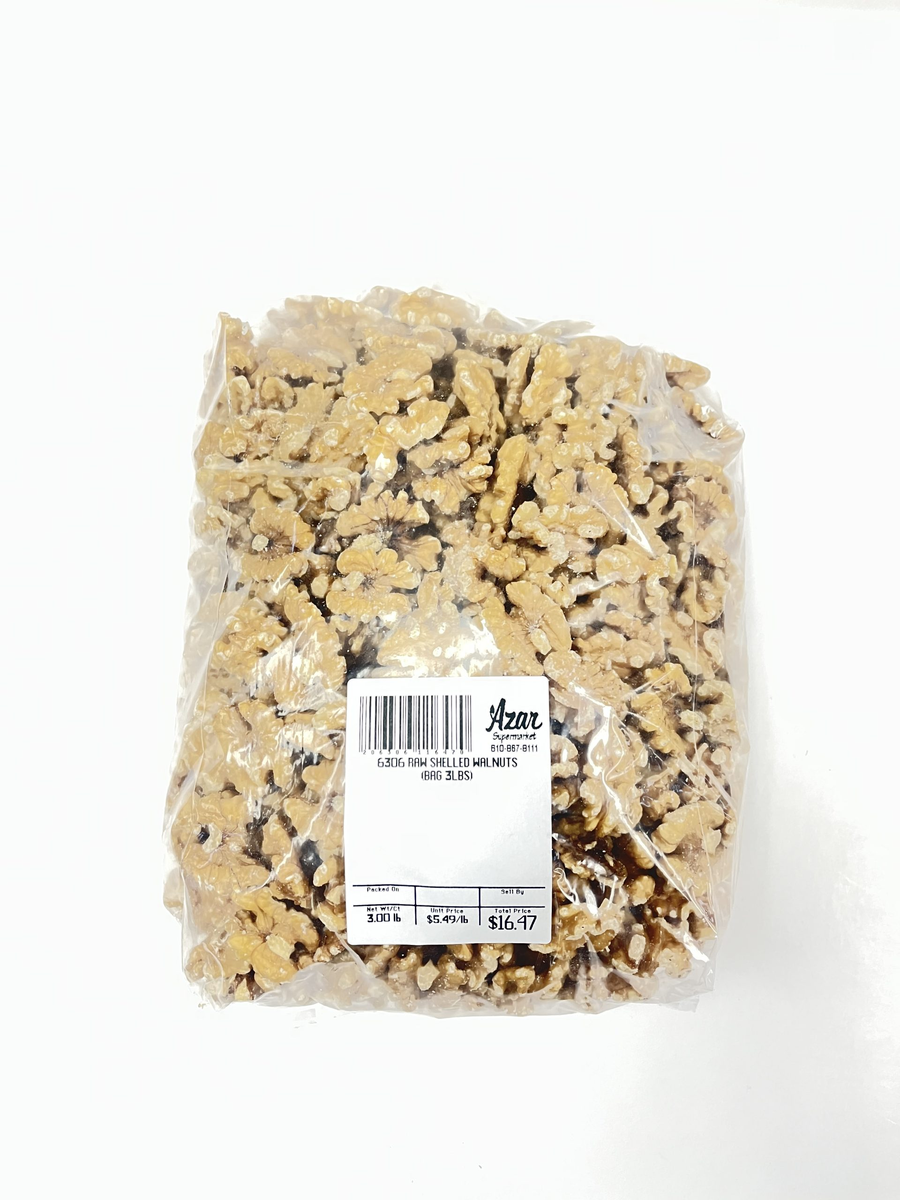WALNUTS RAW SHELLED HALVES 6306