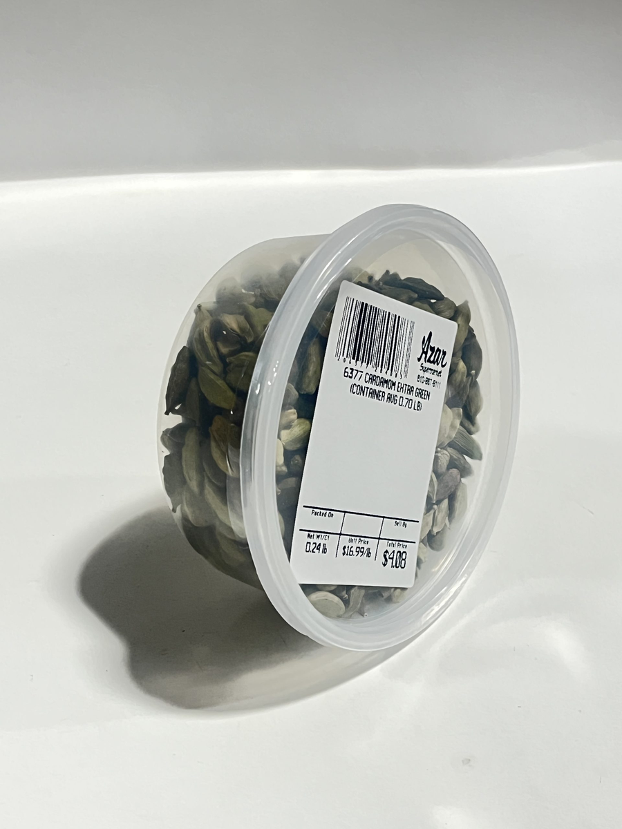 CARDAMOM WHOLE EXTRA GREEN 6377
