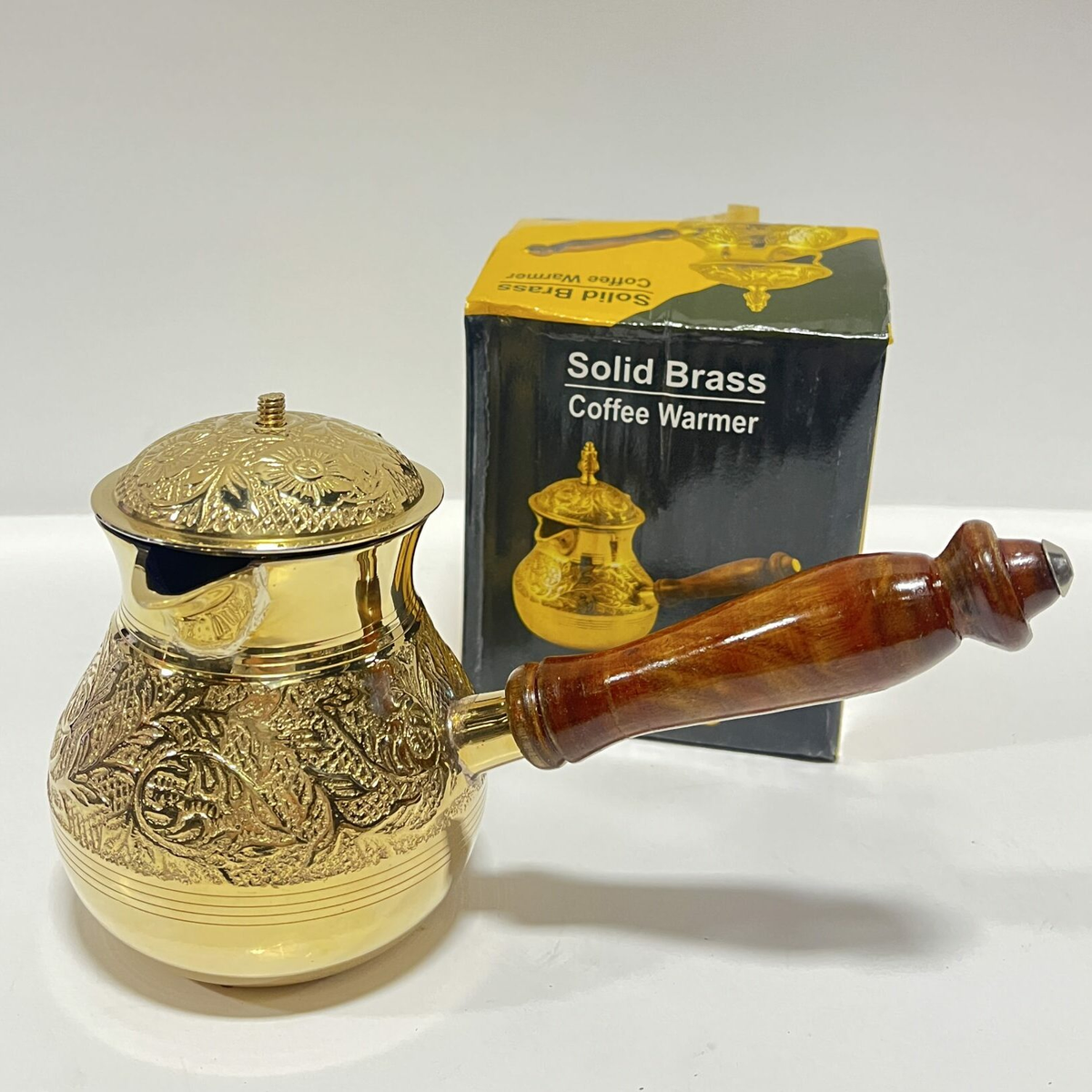 PHOENIX COFFEE WARMER BRASS #5 