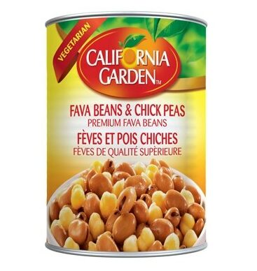 FAVA BEANS FOUL AND CHICK PEAS
