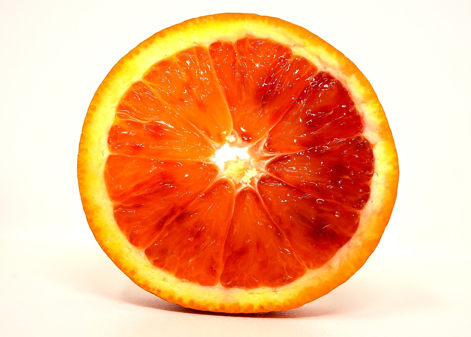 ORANGE BLOOD RED