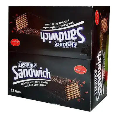WAFER COATED DARK CHOCOLATE BOX