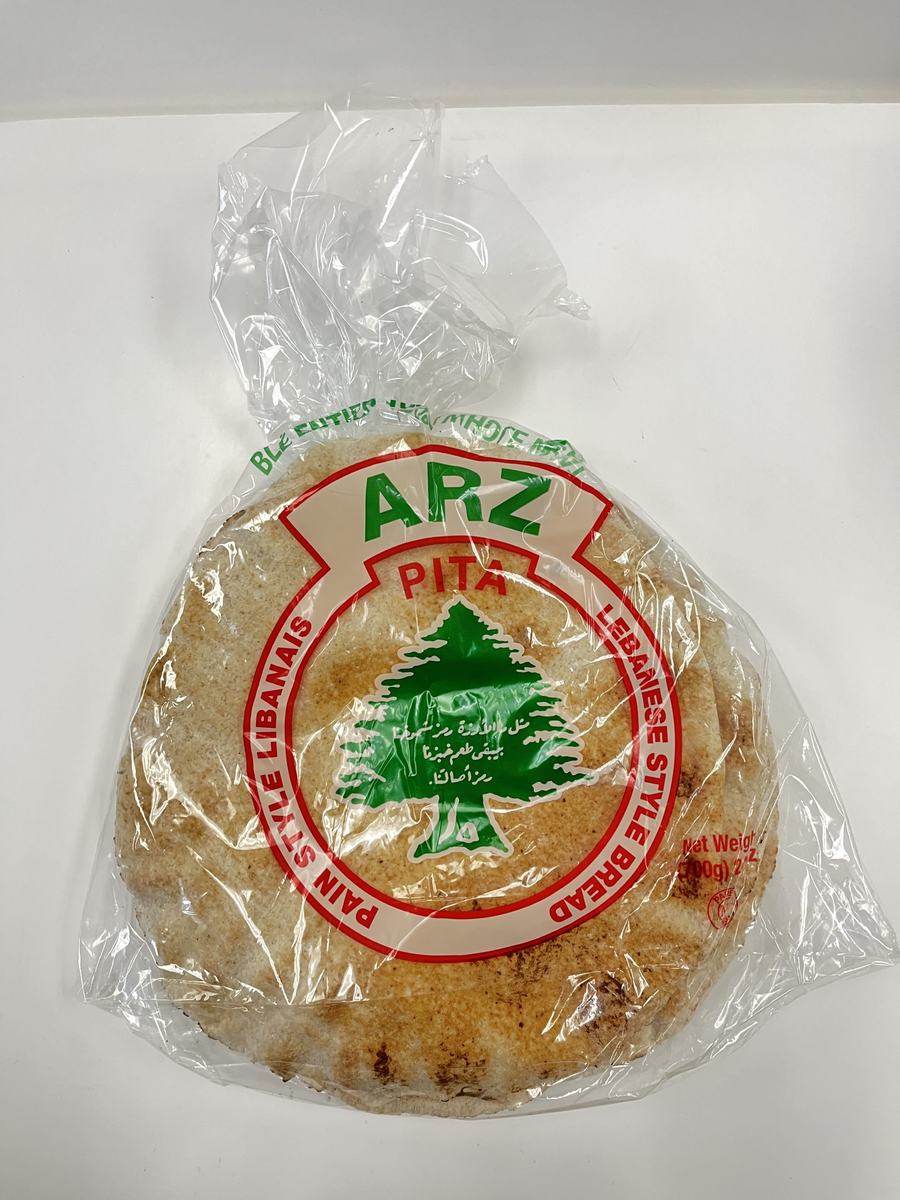BREAD PITA WHOLE WHEAT LARGE