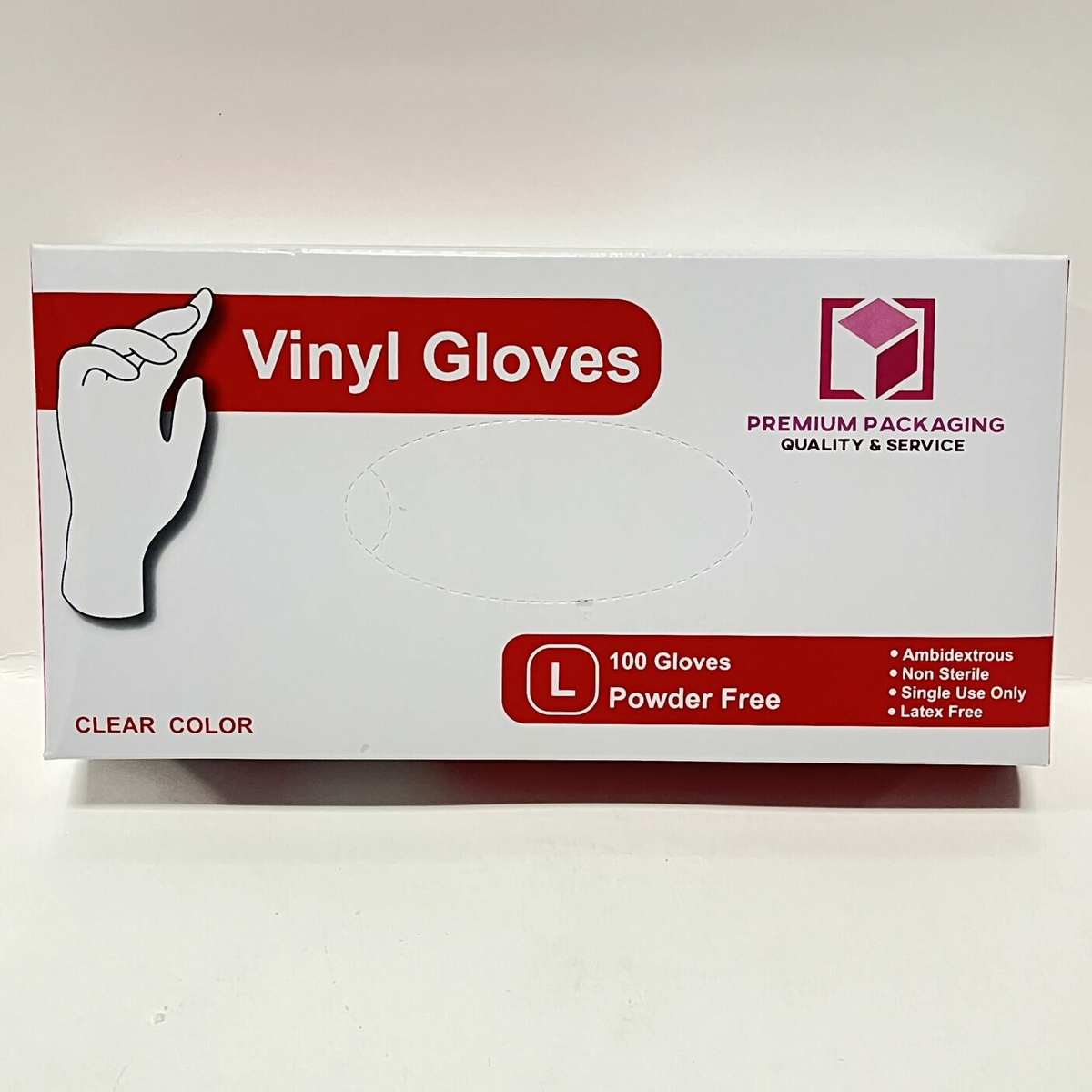 DISPOSABLE GLOVES POWDER FREE LARGE