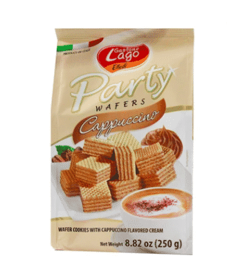 CAPPUCCINO MINI PARTY WAFERS