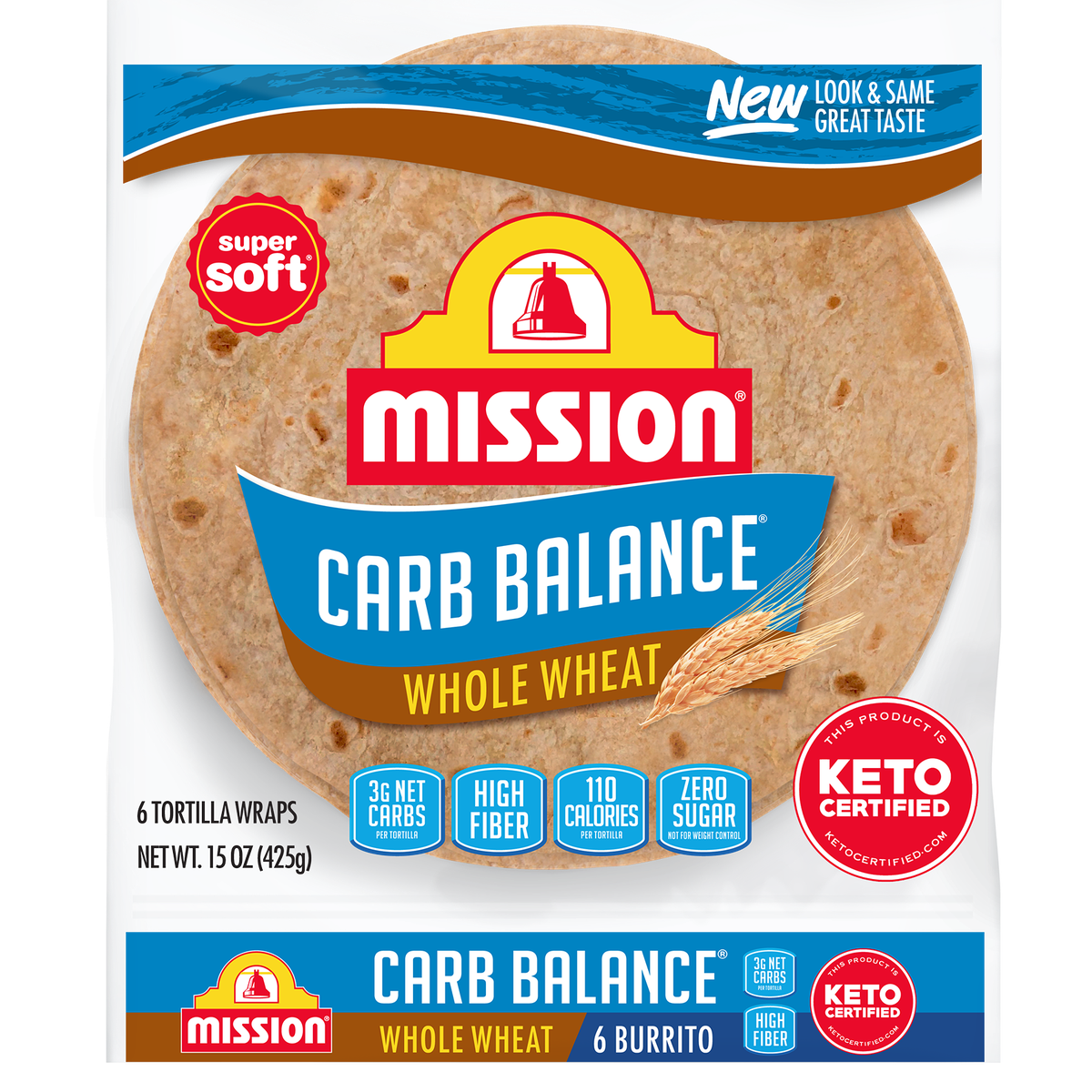 BREAD TORTILLA WHOLE WHEAT CARB BALANCE