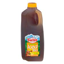 SWISS SWEETENED ICED TEA  HALF GALLON