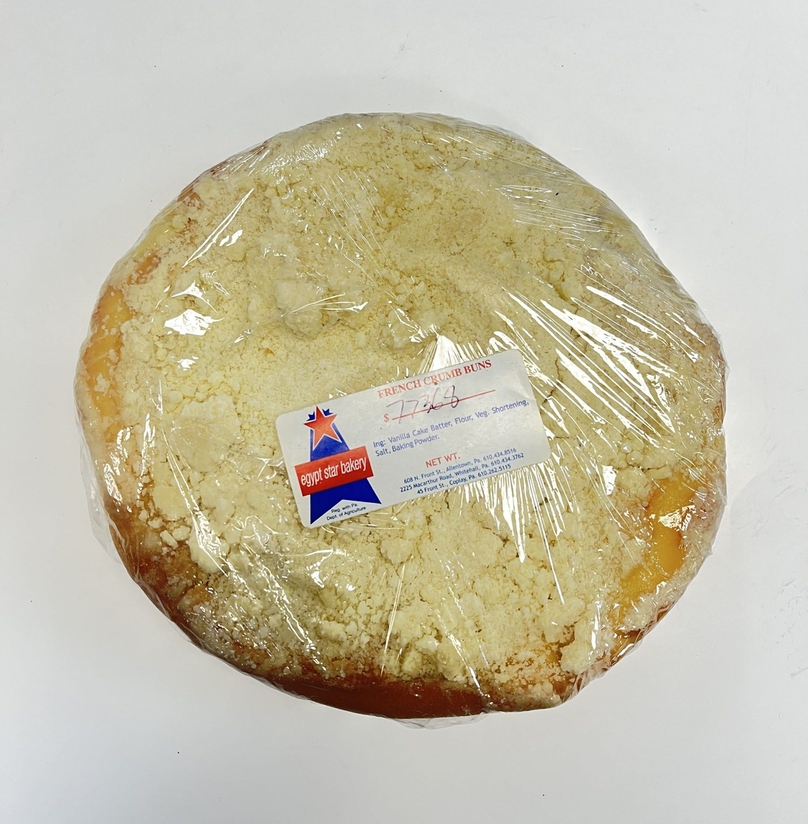 FRENCH CRUMB BUNS