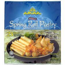 AMAN SPRING ROLL PASTRY FROZEN HALAL 10.5OZ