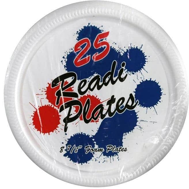 PLATES FOAM 8" 