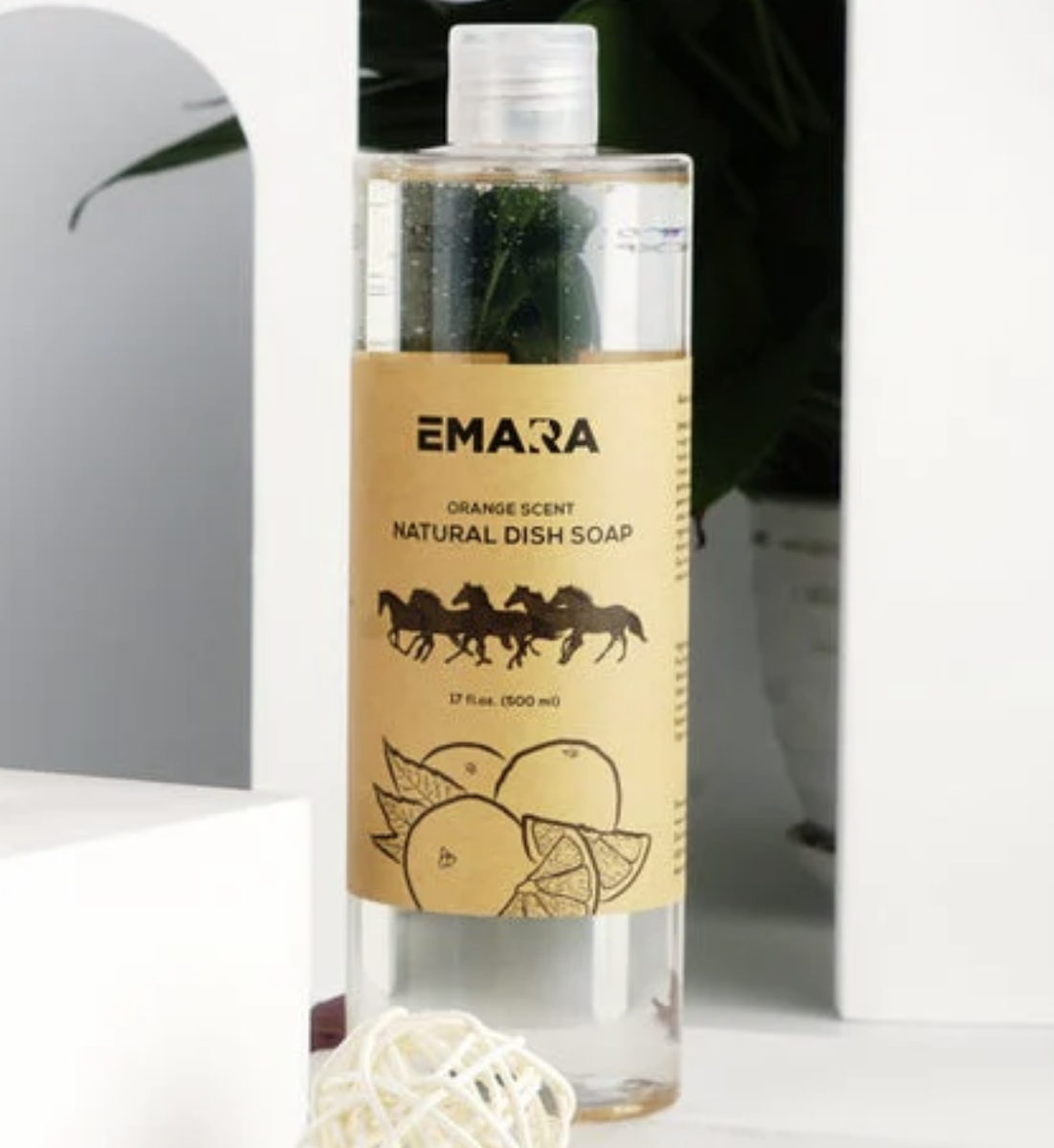 NATURAL DISH LIQUID SOAP ORANGE SCENT