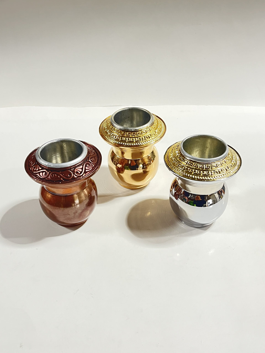 CUP STAINLESS BRONZE FANCY MATTE LARGE