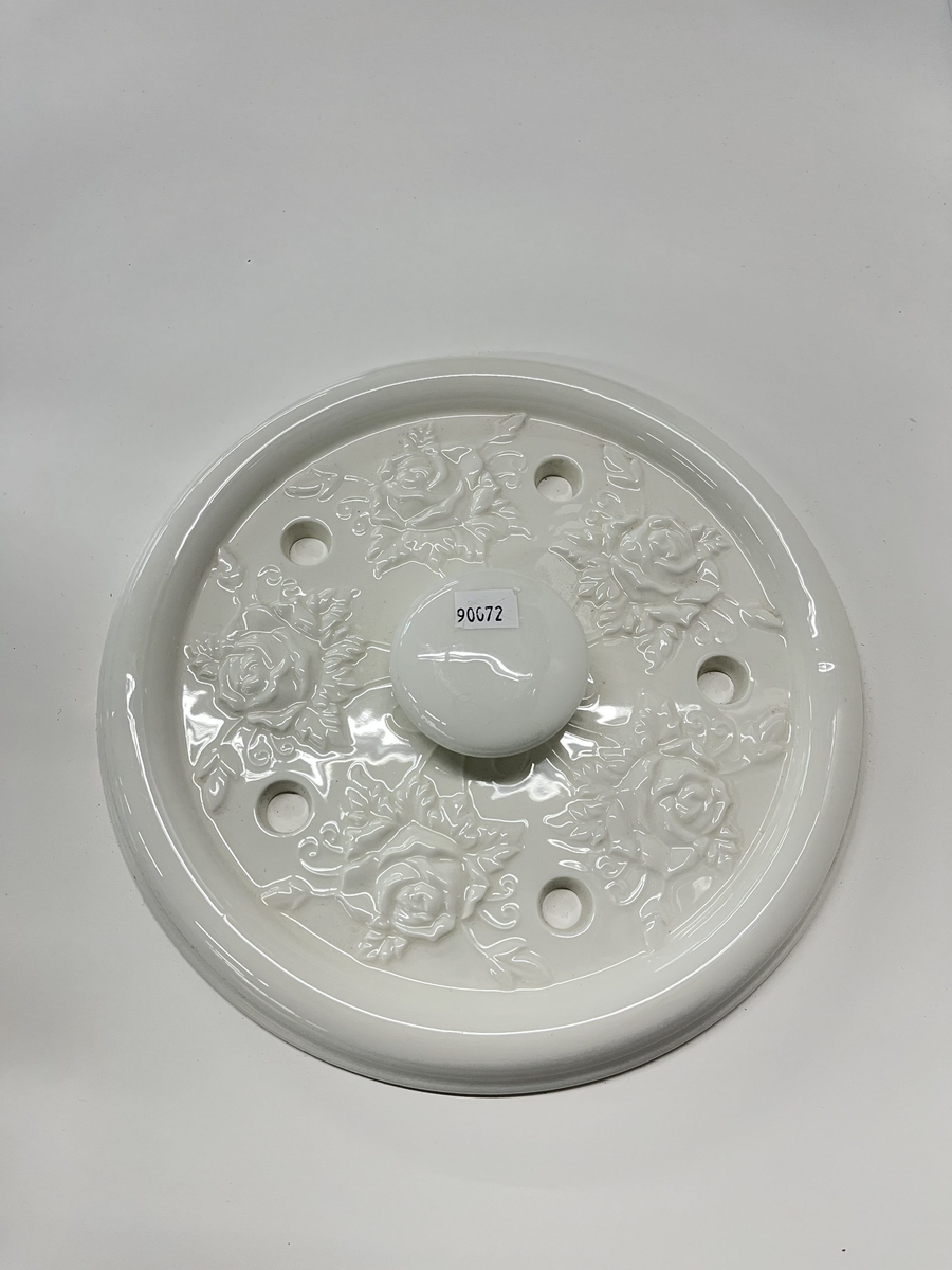 DOLMA LID WEIGHTED PLATE CLAY SMALL