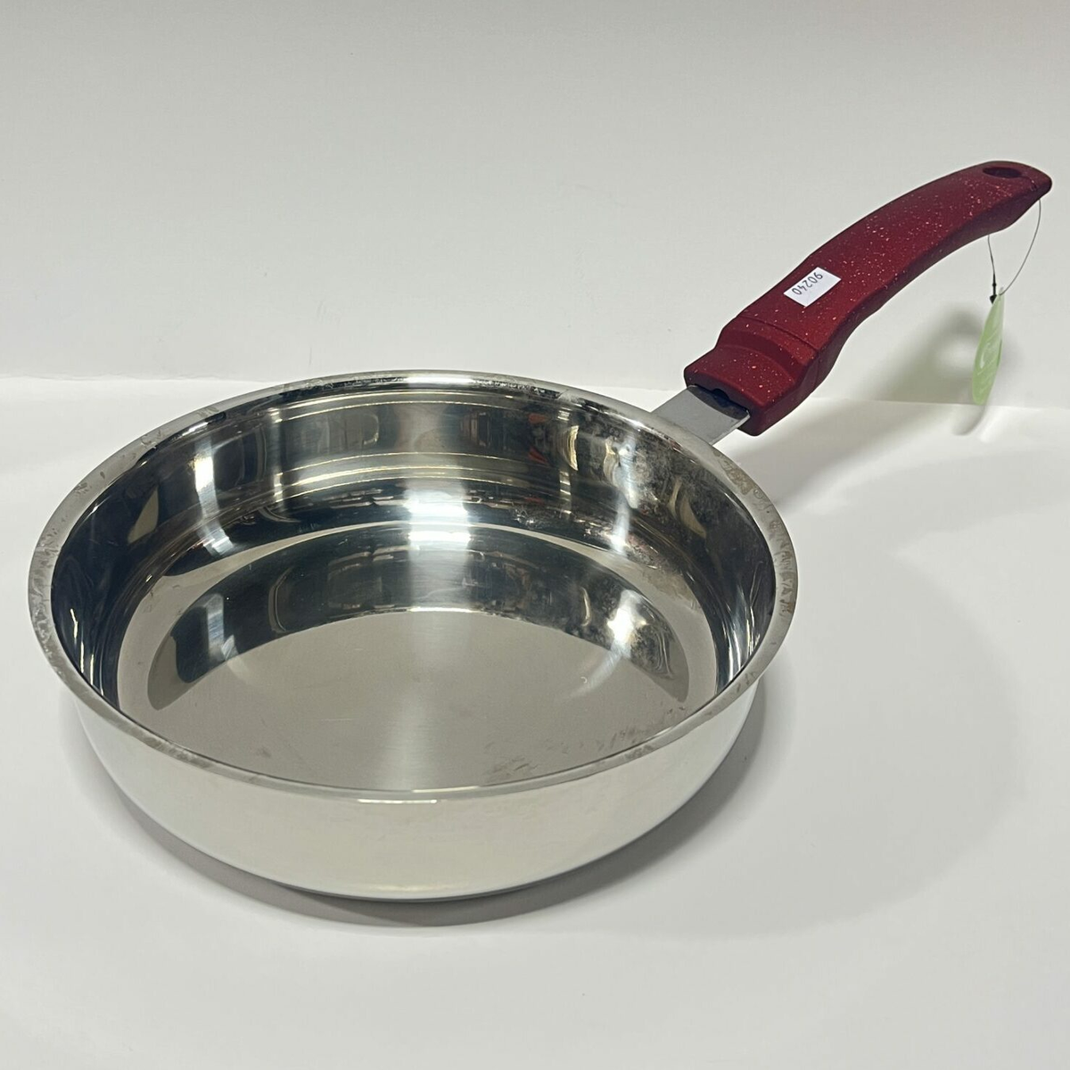 FRYING STAINLESS PAN SMALL GRANITE HANDLE