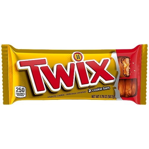 CHOCOLATE TWIX CARAMEL COOKIE BAR
