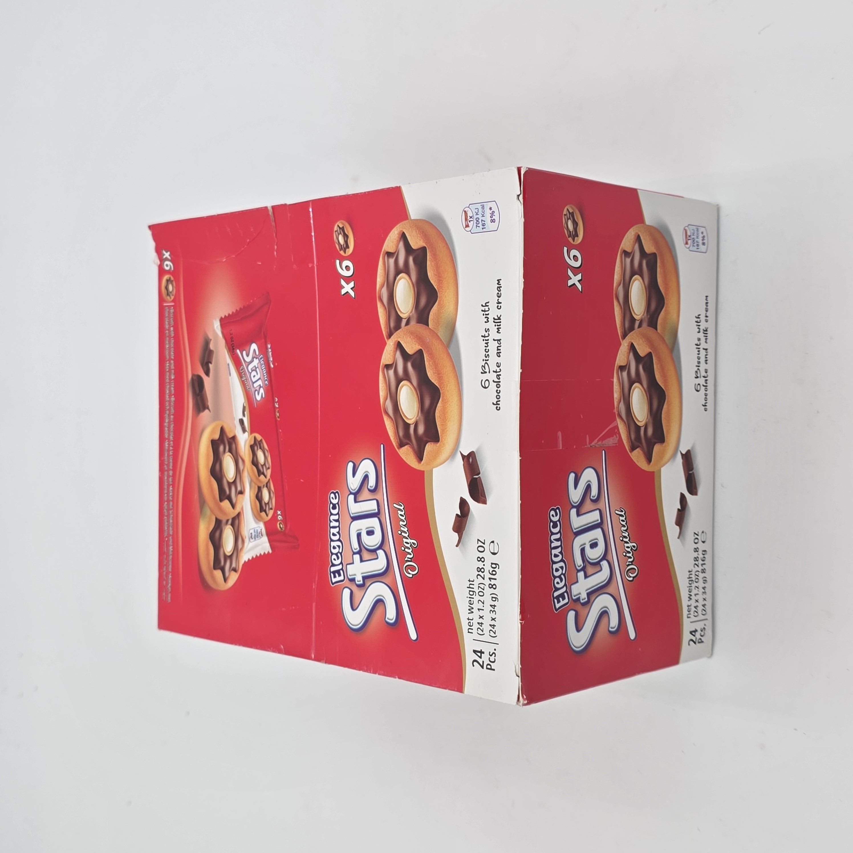 COOKIES STAR WITH CHOCOLATE CREAM