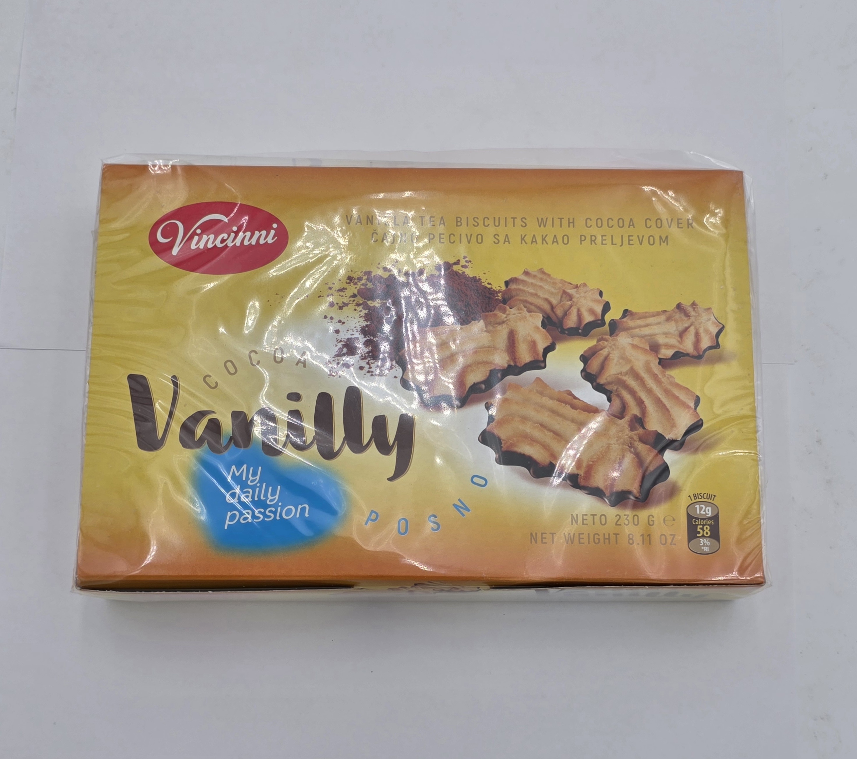 TEA BISCUIT WITH COCOA AND VANILLA