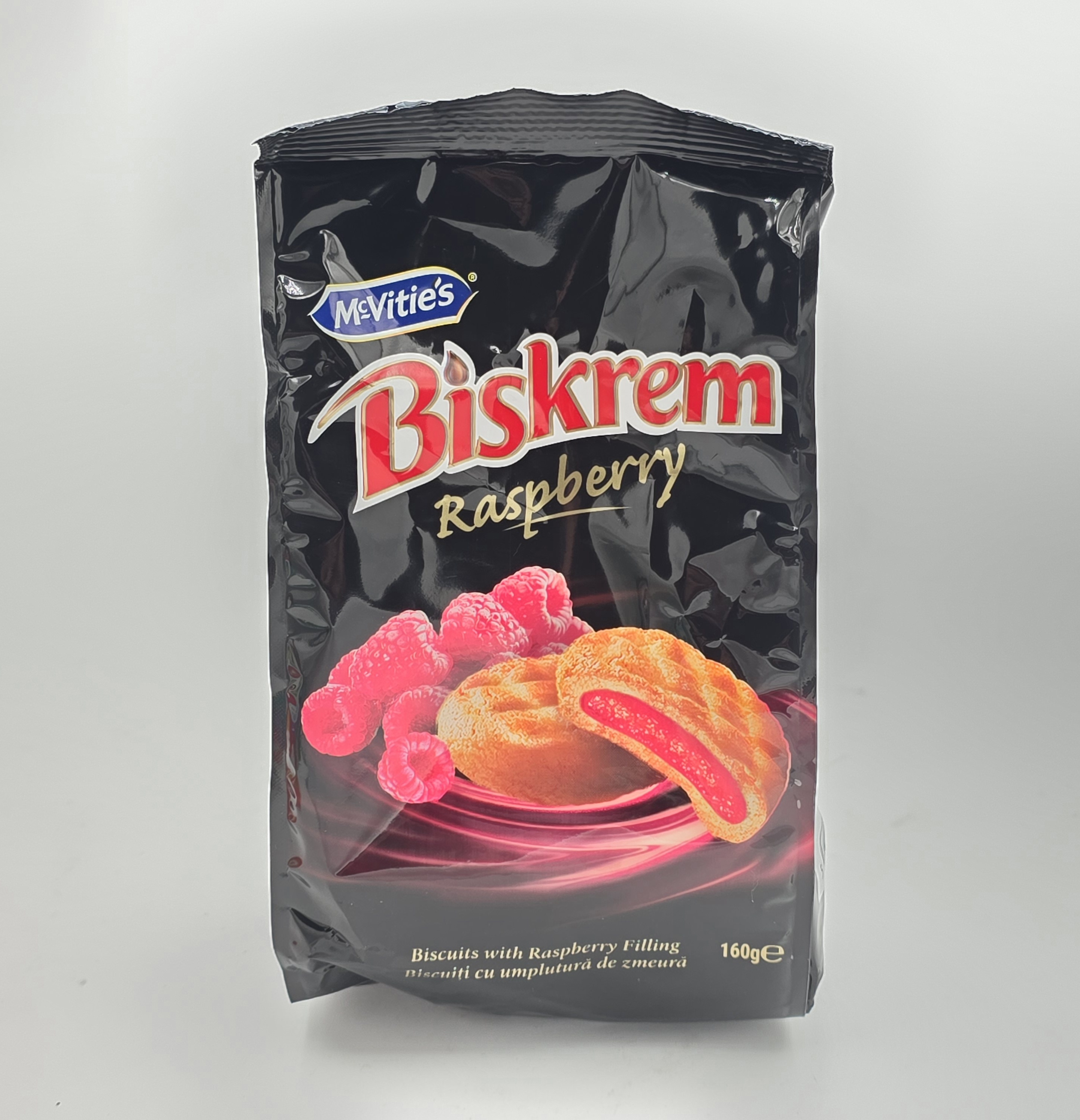 BISKREM RASPBERRY CREAM FILLED COOKIES