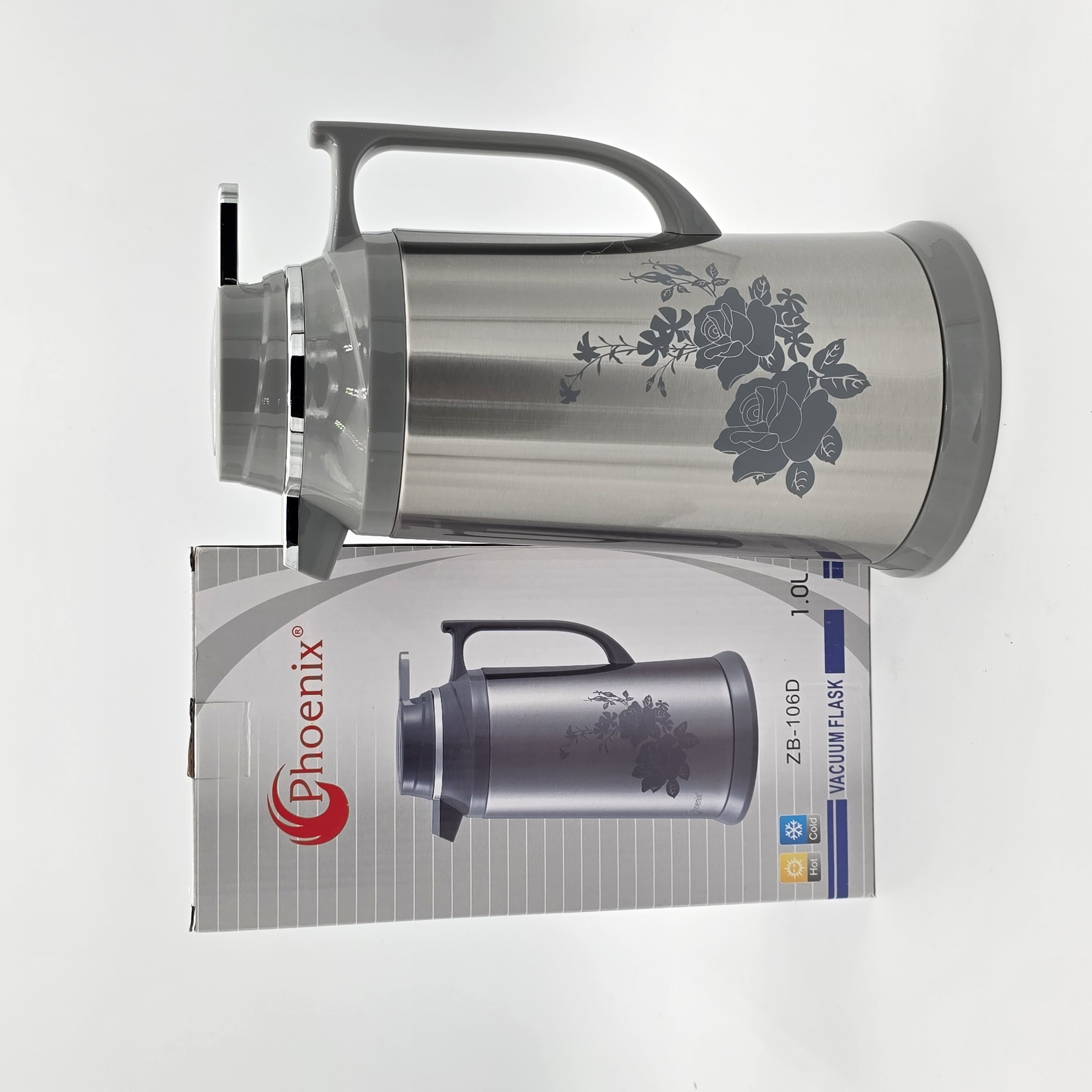GRAY VACUUM FLASK