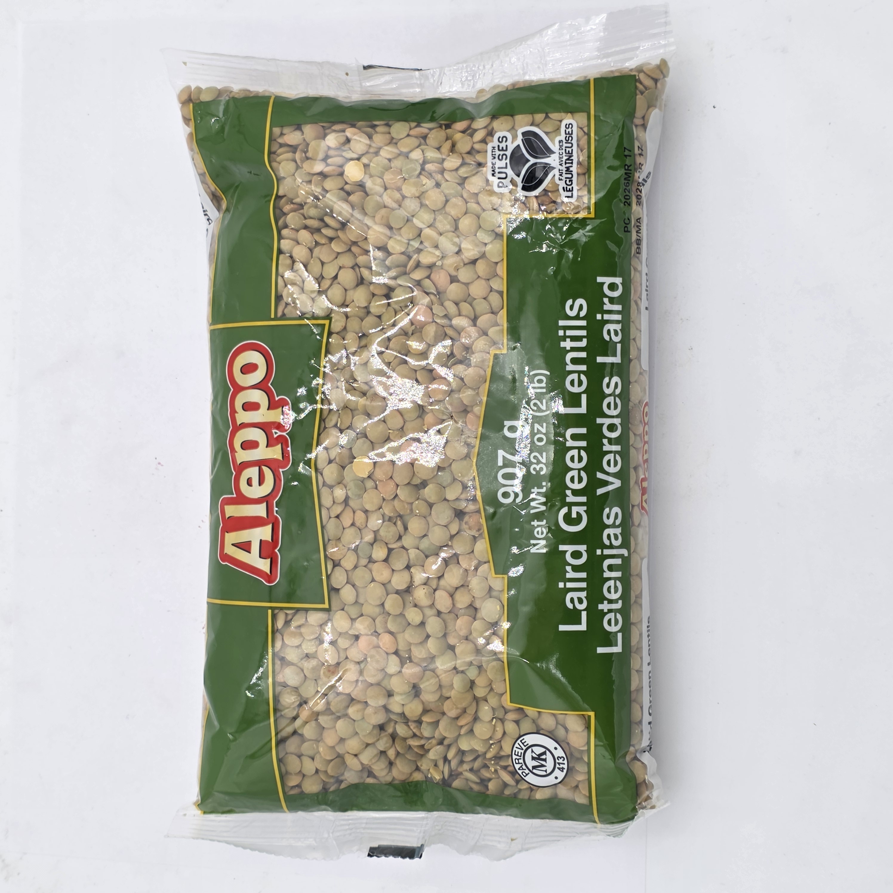 LENTILS GREEN LARGE WHOLE