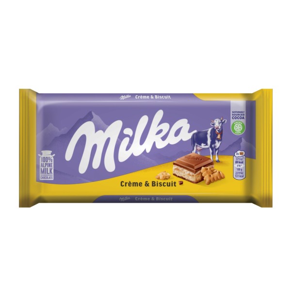 CHOCOLATE CREAM AND BISCUIT