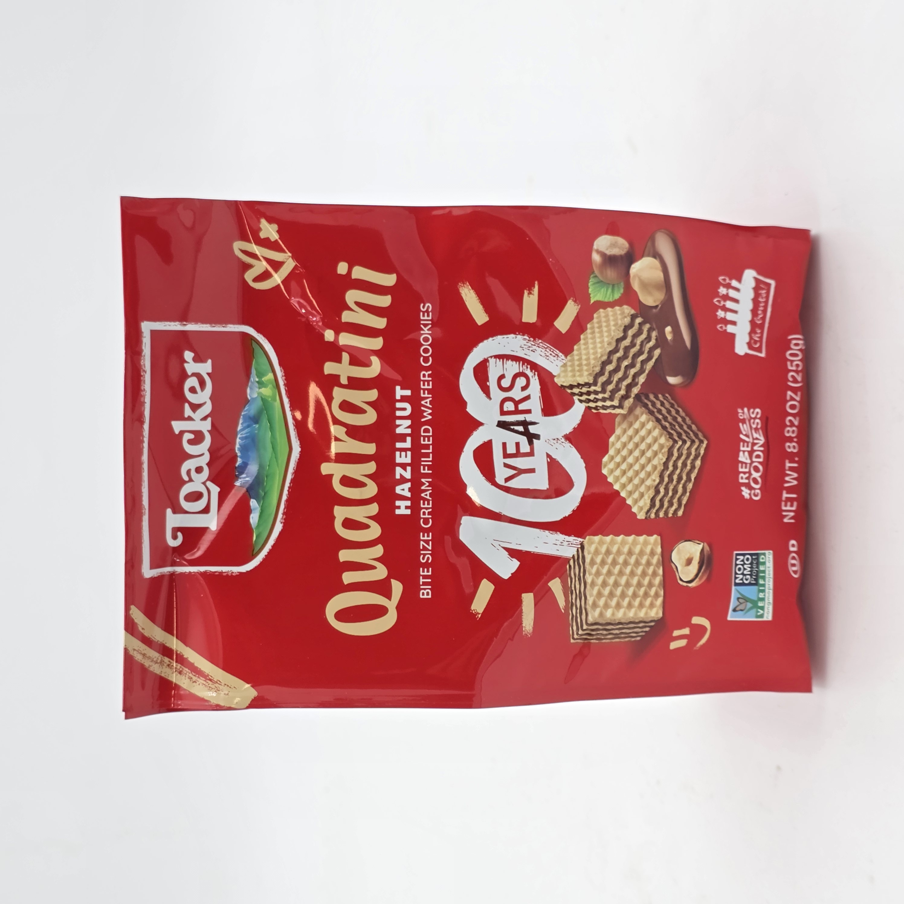 WAFER HAZELNUT QUADRATINI