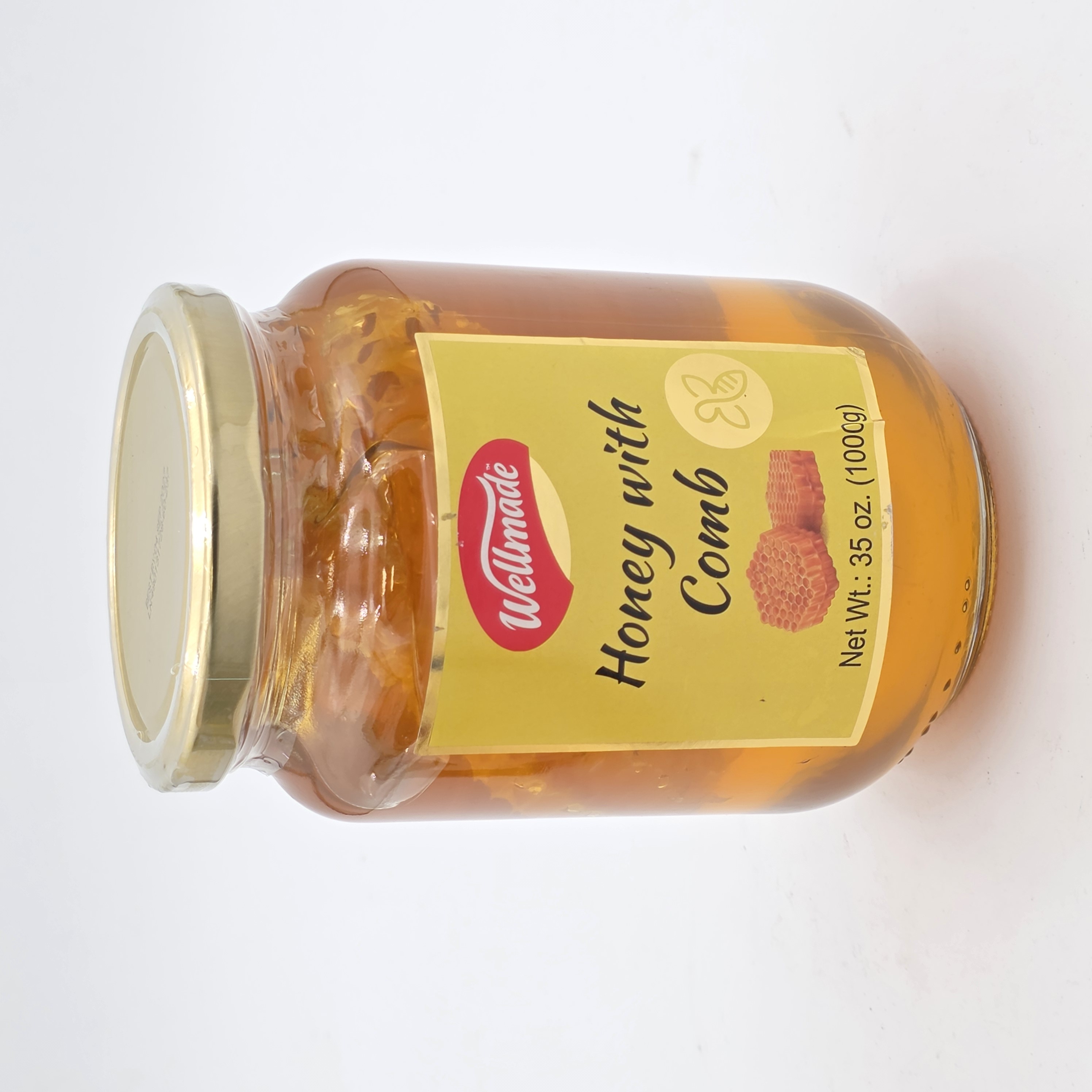 WELLMADE HONEY WITH COMB  1000GR