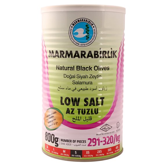 OLIVES BLACK DRIED LESS SALT