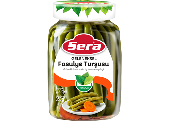 PICKLED GREEN BEANS IN BRINE