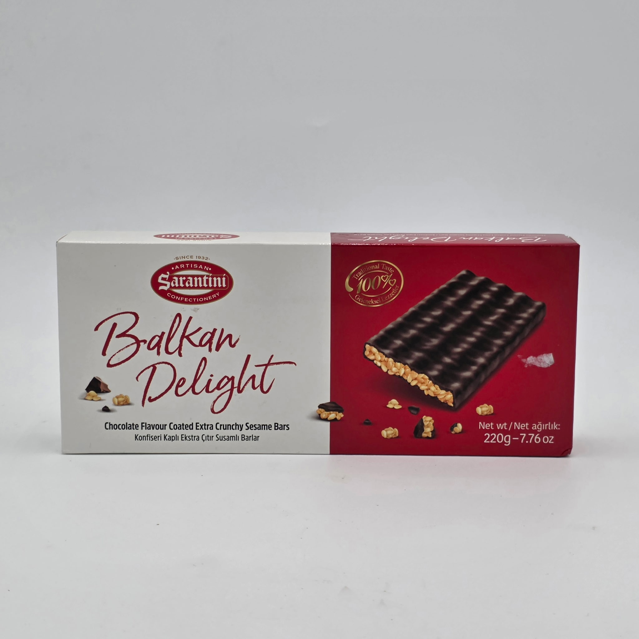 CHOCOLATE COVERED CRUNCH CANDY SESAME