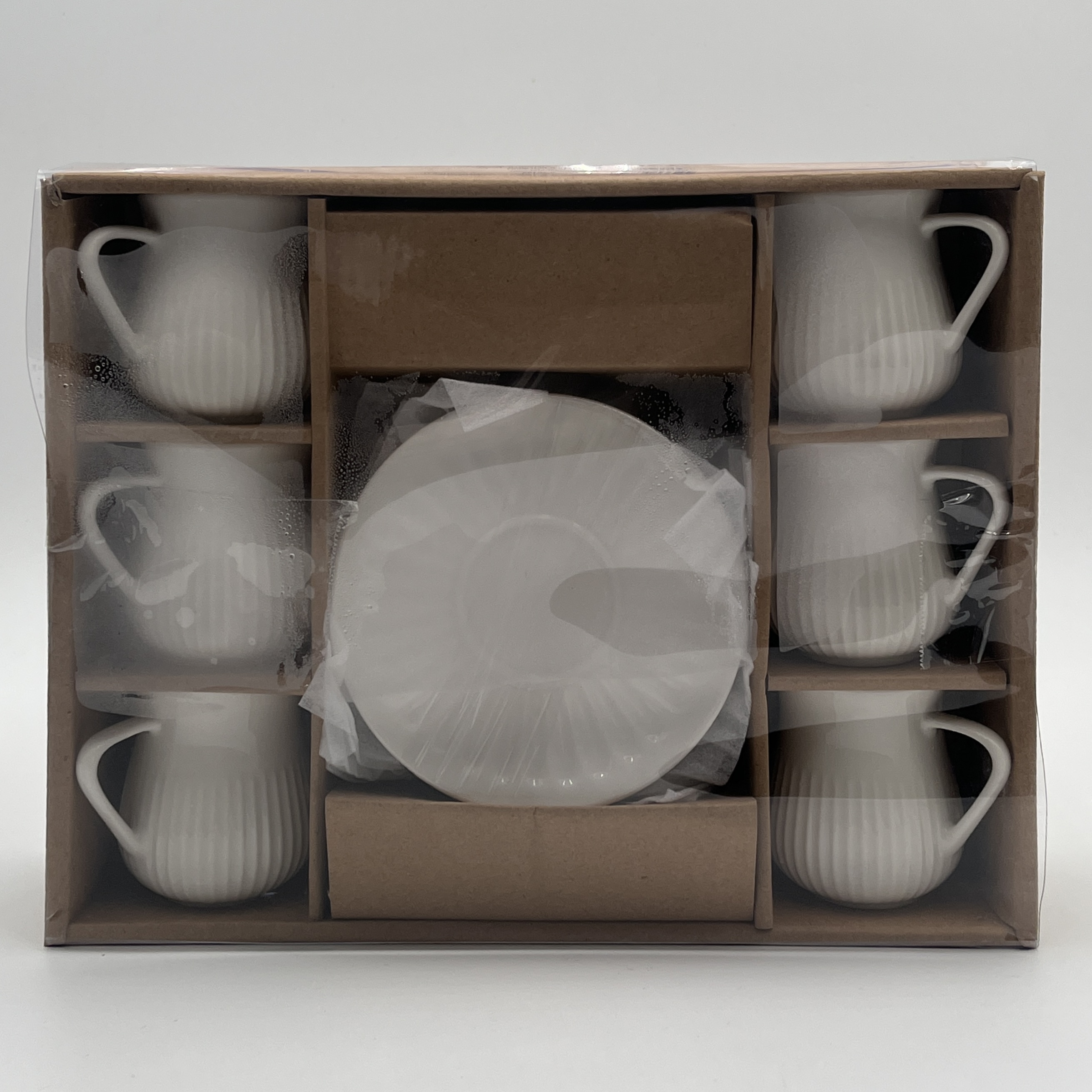 COFFEE SET PORCELAIN WHITE SET