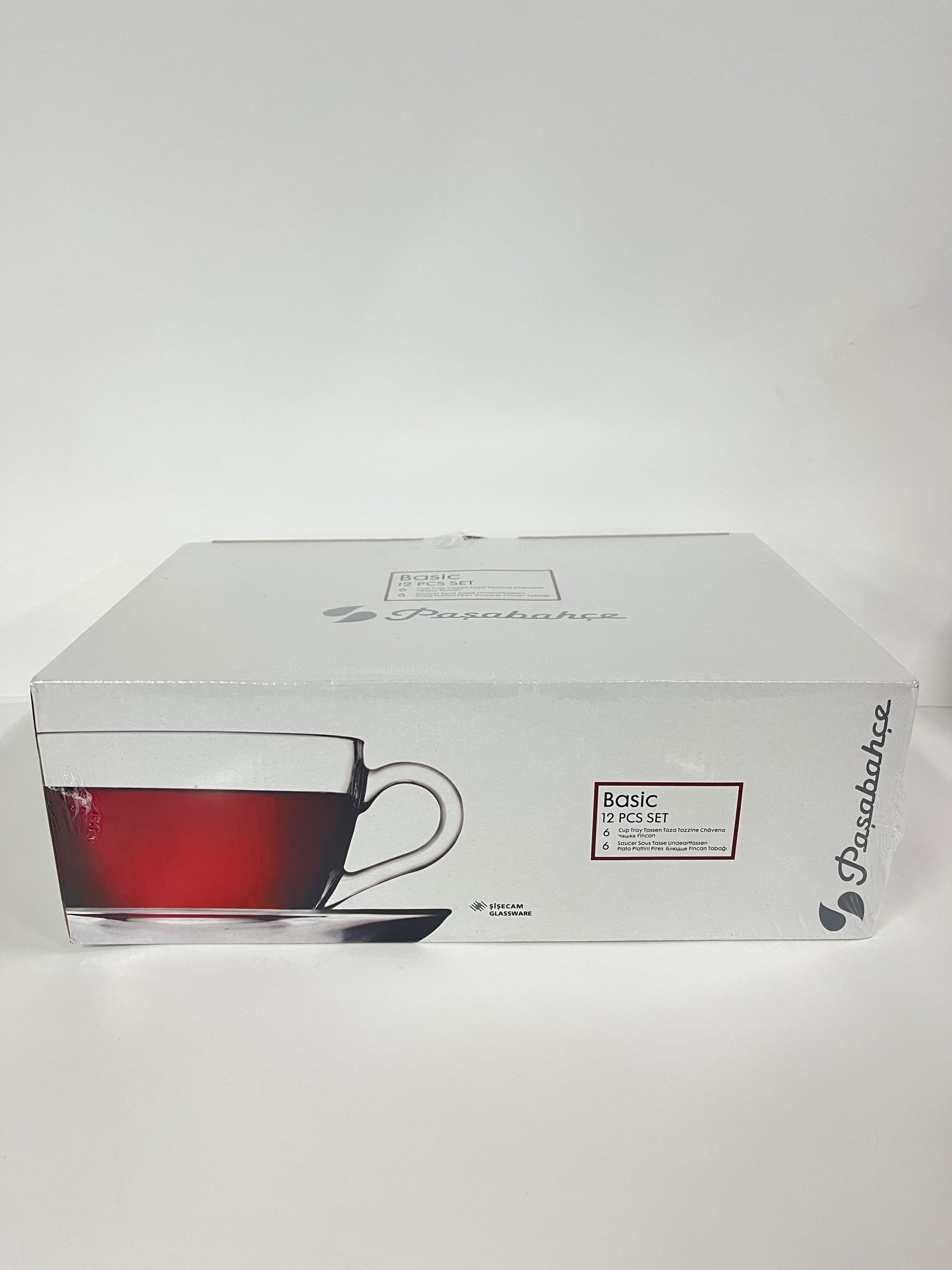 Pasabahce G4U Clear Glass Coffee Tea Cups with Handle, Coffee Tea Service Mugs Set of 6, 4.75 oz, Size: One Size